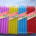 paraffin wax colored candle wholesaler / white candle distributor